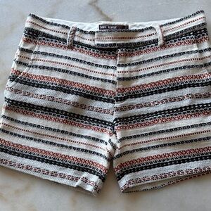Mr Turk Cream & Black Striped Men’s Shorts